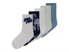 Name It light grey melange mix socks (5-pack)